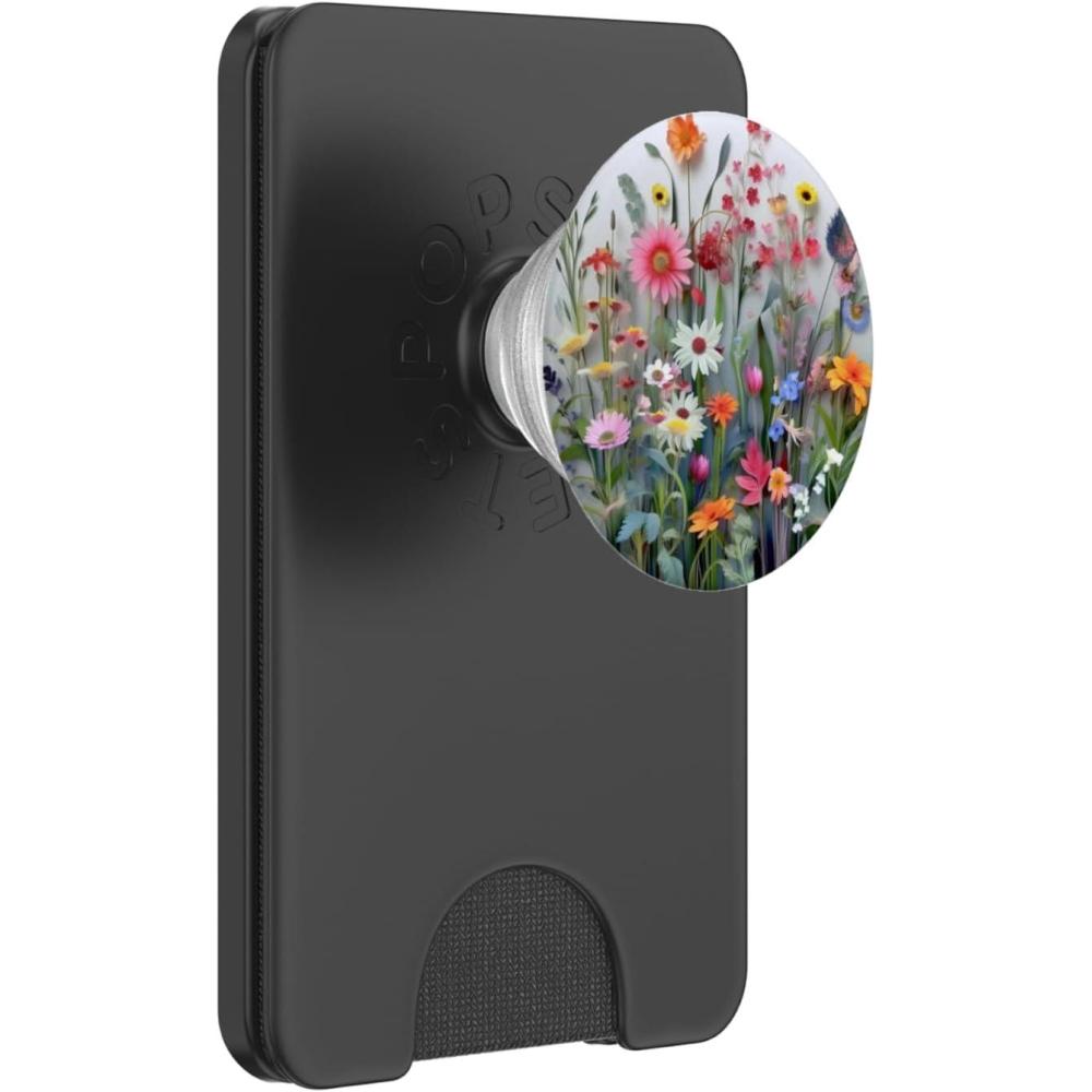 image:imageFlower Bouquet Floral Pattern PopSockets PopGrip for MagSafeMagnetic PopWallet