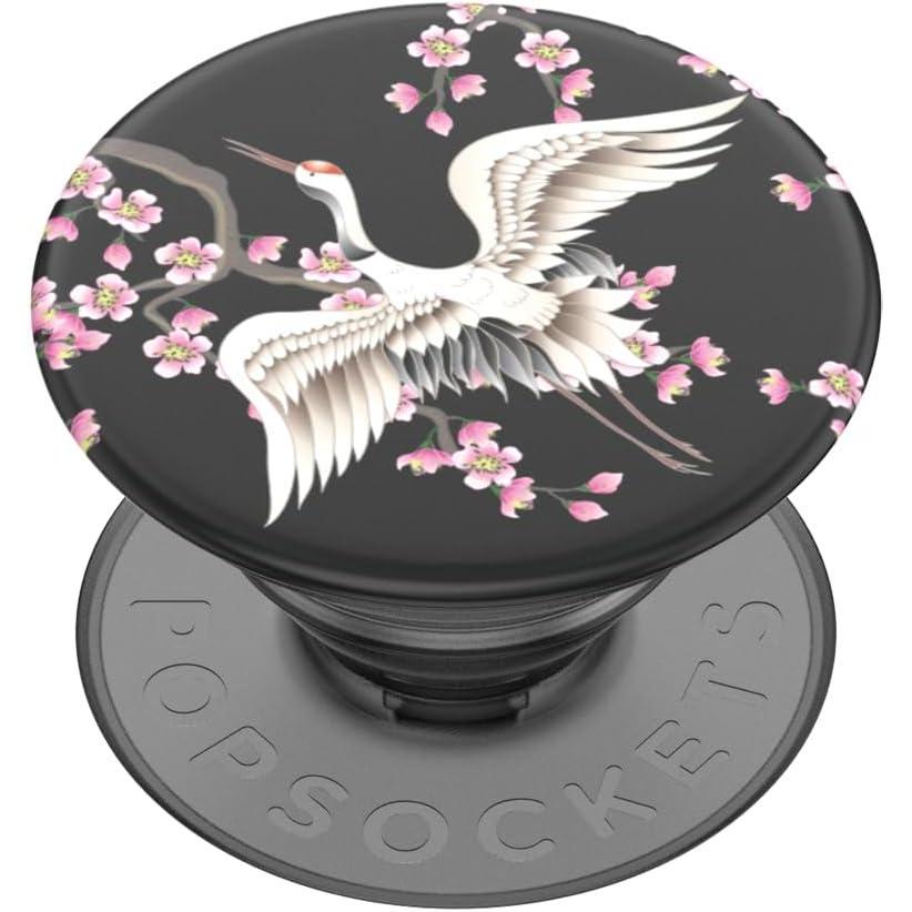 image:imagePopSockets Phone Grip with Expanding Kickstand Adhesive Grip Translucent Dark OrchidCrane in Flight