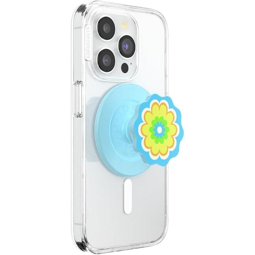 image:imagePopSockets PopTop Top only Base sold separately Swappable Top for PopGrip bases PopGrip Slide amp PopWallet RainbowKaleidoscope Blue