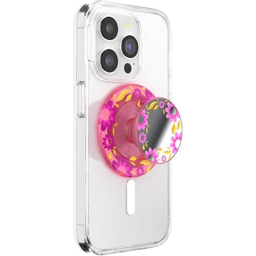 image:imagePopSockets PopTop Top only Base sold separately Swappable Top for PopGrip bases PopGrip Slide amp PopWallet RainbowPink Relief