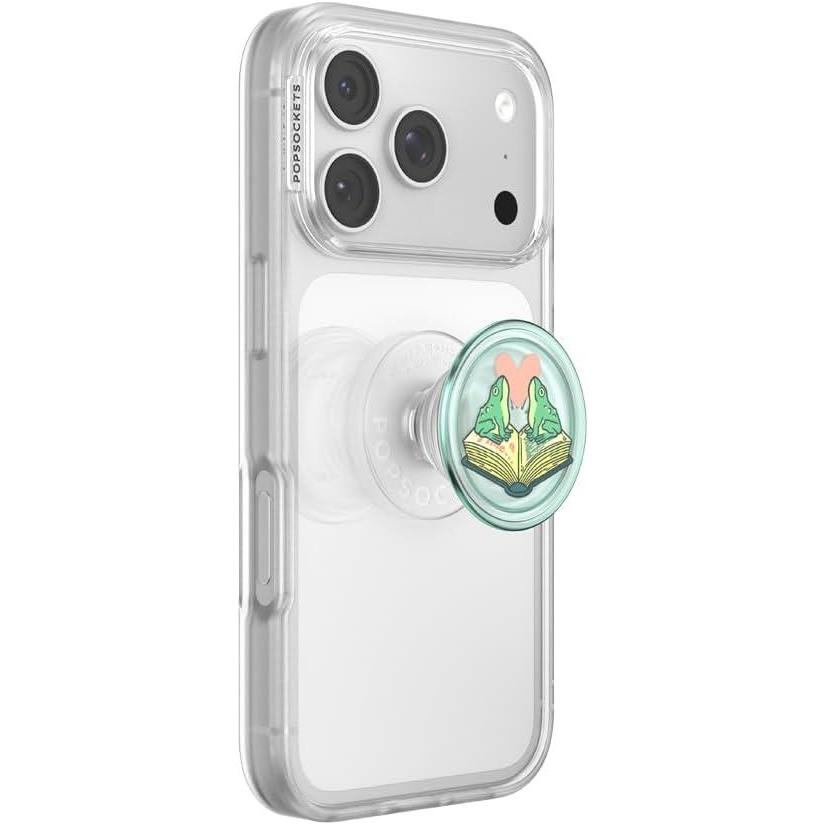 image:imagePopSockets Swappable PopTop for Phone Grips Compatible with Adhesive or MagSafe Bases Frogs in Love