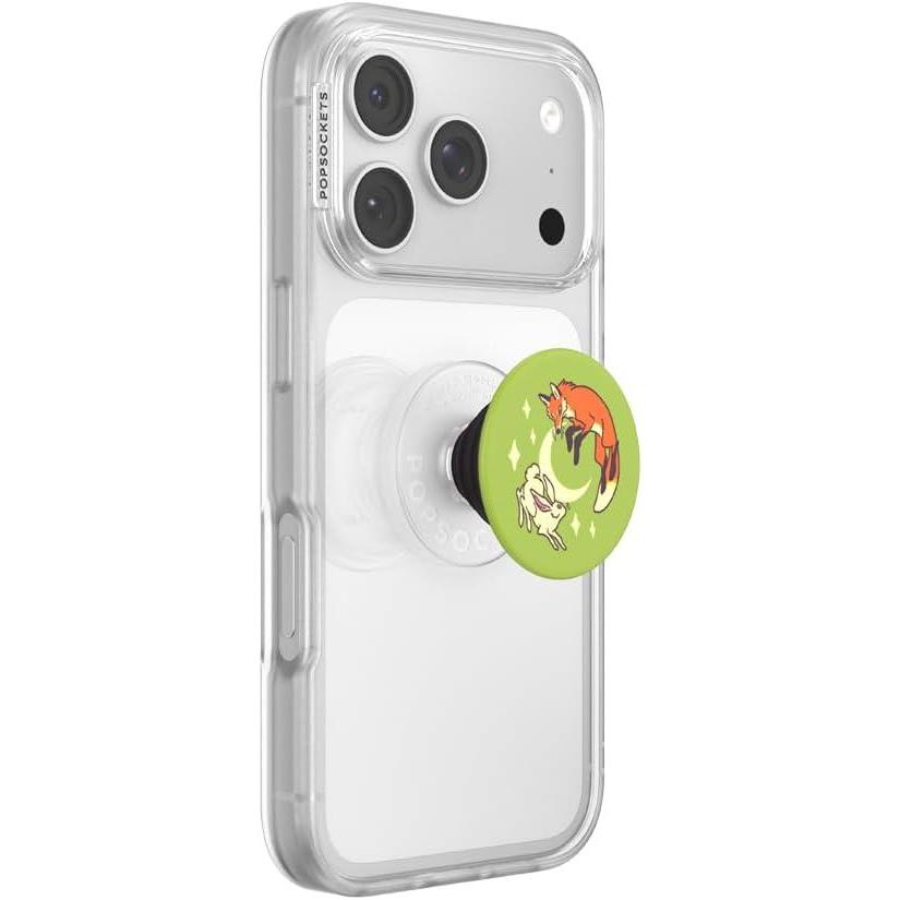 image:imagePopSockets Swappable PopTop for Phone Grips Compatible with Adhesive or MagSafe Bases The Fox in The Hare