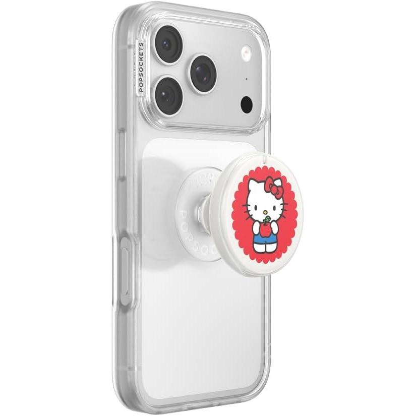 image:imagePopSockets Swappable PopTop for Phone Grips Compatible with Adhesive or MagSafe Bases Sanrio Looking Good Hello Kitty