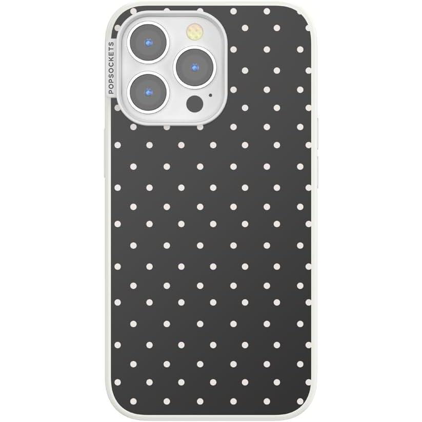image:imagePopSockets iPhone 13 Pro Case Compatible with MagSafe Phone Case for iPhone 13 Pro Wireless Charging Compatible  Licorice Dot