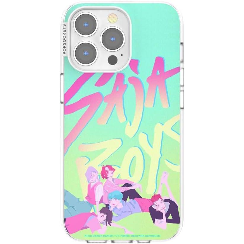 image:imagePopSockets iPhone 13 Pro Case Compatible with MagSafe Phone Case for iPhone 13 Pro Wireless Charging Compatible Saja Boys