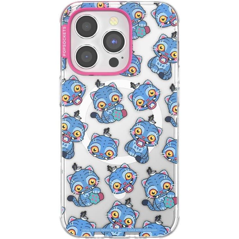 image:imagePopSockets iPhone 14 Pro Case with MagSafe Phone Case for iPhone 14 Pro Grip Sold Separately Wireless Charging Compatible  Derpy and Sussie