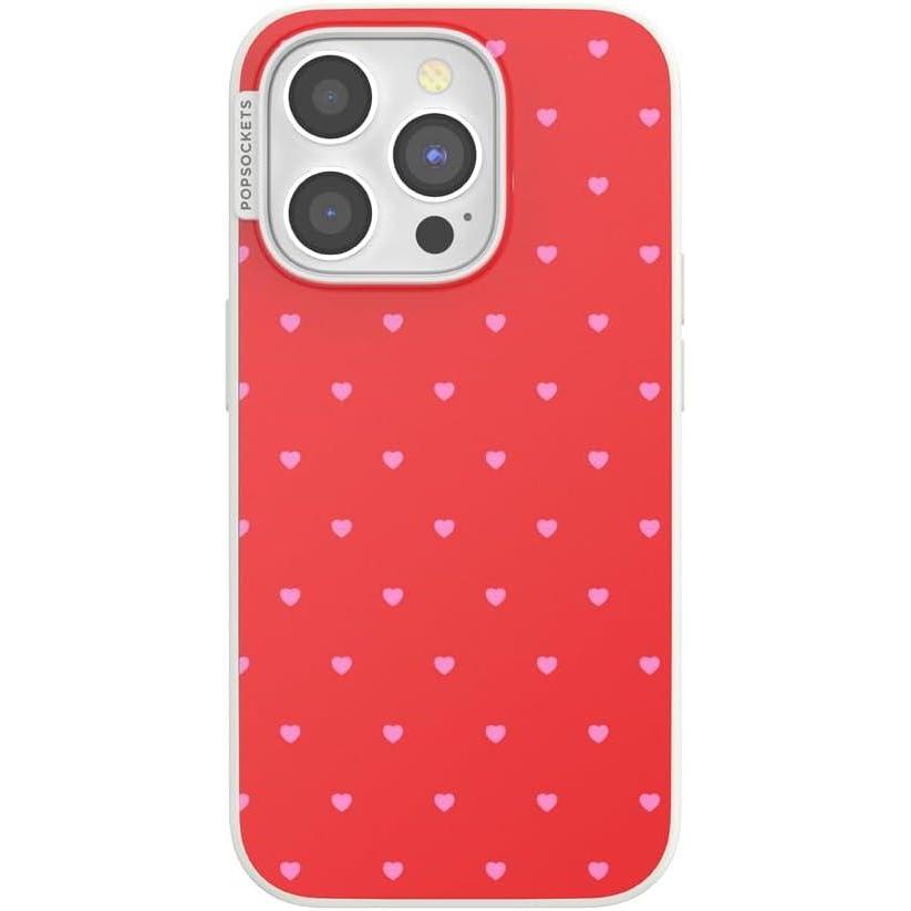 image:imagePopSockets iPhone 15 Pro Case Compatible with MagSafe Phone Case for iPhone 15 Pro Wireless Charging Compatible Case Only Cherry Pop