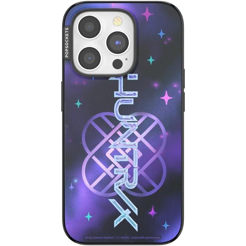 image:imagePopSockets iPhone 15 Pro Case Compatible with MagSafe Phone Case for iPhone 15 Pro Wireless Charging Compatible Case Only Mirror Huntrix