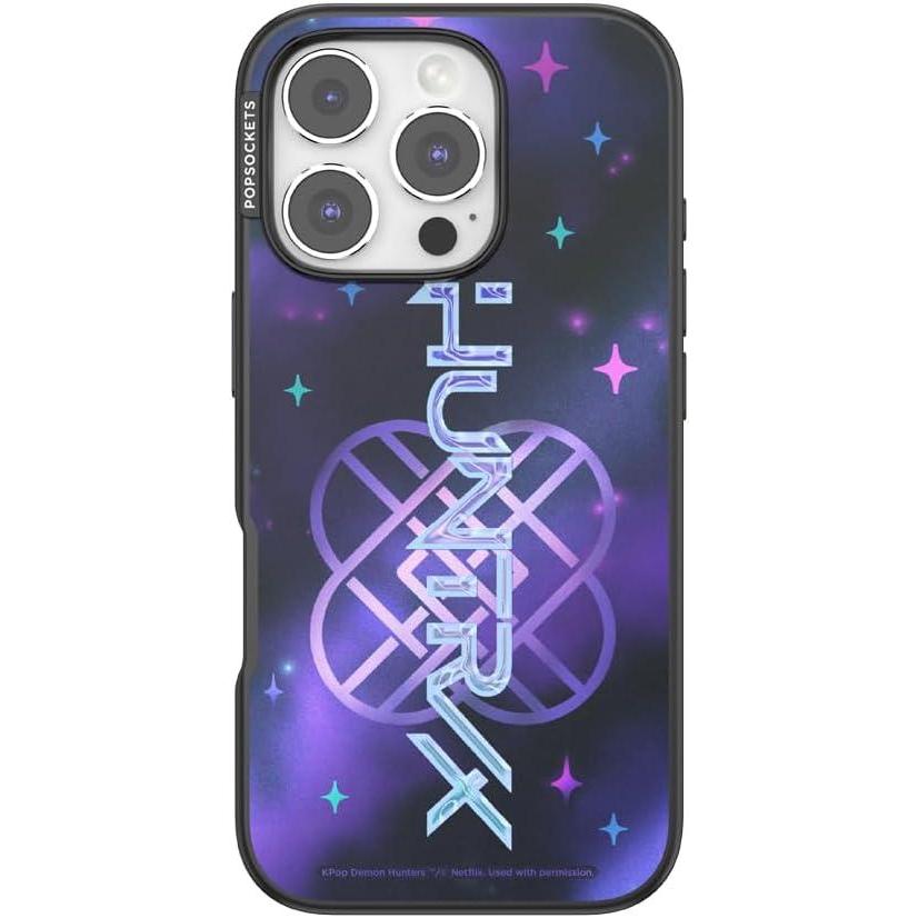 image:imagePopSockets iPhone 16 Pro Case Compatible with MagSafe Phone Case for iPhone 16 Pro Wireless Charging Compatible Case Only  Mirror Huntrix