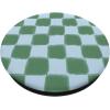 PopSockets Phone Grip – Blue Green Checker PopSockets PopGrip for MagSafe(Adhesive PopGrip)