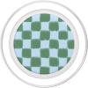 PopSockets Phone Grip – Blue Green Checker PopSockets PopGrip for MagSafe(Magnetic PopGrip)
