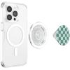 PopSockets Phone Grip – Blue Green Checker PopSockets PopGrip for MagSafe(Magnetic PopGrip)