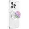 PopSockets Phone Grip – Checker Wavy Lavender PopSockets PopGrip for MagSafe(Magnetic PopGrip)