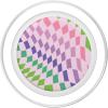PopSockets Phone Grip – Checker Wavy Lavender PopSockets PopGrip for MagSafe(Magnetic PopGrip)