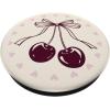 PopSockets Phone Grip, Heart & Bow – Black Cherry PopSockets PopGrip for MagSafe(Adhesive PopGrip)