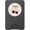 PopSockets Phone Grip, Heart & Bow – Black Cherry PopSockets PopGrip for MagSafe(Magnetic PopWallet)