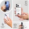PopSockets PowerPack for MagSafe, Portable Phone Charger, Magnetic Wireless Portable Charger, 5000mAh – Black Cherry Gingham