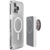 PopSockets PowerPack for MagSafe, Portable Phone Charger, Magnetic Wireless Portable Charger, 5000mAh – Black Cherry Gingham