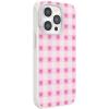 PopSockets iPhone 14 Pro Case with MagSafe, Phone Case for iPhone 14 Pro, Grip Sold Separately, Wireless Charging Compatible – Blush Gingham