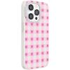 PopSockets iPhone 15 Pro Case Compatible with MagSafe, Phone Case for iPhone 15 Pro, Wireless Charging Compatible, Case Only – Blush Gingham
