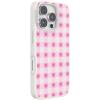 PopSockets iPhone 16 Pro Case Compatible with MagSafe, Phone Case for iPhone 16 Pro, Wireless Charging Compatible, Case Only – Blush Gingham