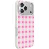 PopSockets iPhone 17 Pro Case Compatible with MagSafe, Phone Case for iPhone 17 Pro, Wireless Charging Compatible, Case Only – Blush Gingham