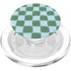 PopSockets Phone Grip – Blue Green Checker PopSockets PopGrip for MagSafe(Magnetic PopGrip)