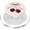 PopSockets Phone Grip, Heart & Bow – Black Cherry PopSockets PopGrip for MagSafe(Magnetic PopGrip)