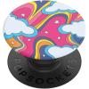 PopSockets PopTop (Top only. Base sold separately) Swappable Top for PopGrip bases, PopGrip Slide, & PopWallet+ – Rainbow(Retro Rainbow)