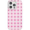 PopSockets iPhone 15 Pro Case Compatible with MagSafe, Phone Case for iPhone 15 Pro, Wireless Charging Compatible, Case Only – Blush Gingham