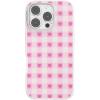 PopSockets iPhone 16 Pro Case Compatible with MagSafe, Phone Case for iPhone 16 Pro, Wireless Charging Compatible, Case Only – Blush Gingham
