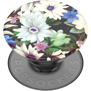 ​​​​PopSockets Phone Grip with Expanding Kickstand, Adhesive Grip – Translucent Dark Orchid(Night Blooms)