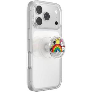 PopSockets Swappable PopTop for Phone Grips, Compatible with Adhesive or MagSafe Bases, Sanrio – Over The Rainbow Hello Kitty