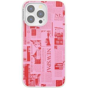 PopSockets iPhone 13 Pro Case Compatible with MagSafe, Phone Case for iPhone 13 Pro, Wireless Charging Compatible – Hot Off The Press Pink