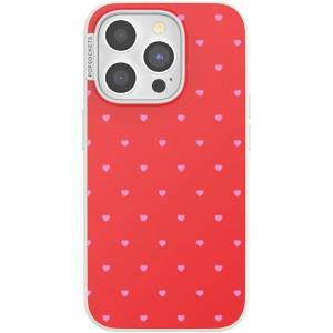PopSockets iPhone 15 Pro Case Compatible with MagSafe, Phone Case for iPhone 15 Pro, Wireless Charging Compatible, Case Only – Cherry Pop