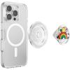 PopSockets Round Phone Grip Compatible with MagSafe, Adapter Ring Included, Phone Holder, Wireless Charging Compatible, Sanrio – Over The Rainbow Hello Kitty