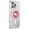 PopSockets Round Phone Grip Compatible with MagSafe, Adapter Ring Included, Phone Holder, Wireless Charging Compatible, Sanrio – Say Cheese Hello Kitty