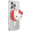 PopSockets Round Phone Grip Compatible with MagSafe, Adapter Ring Included, Phone Holder, Wireless Charging Compatible, Sanrio – PopOut Hello Kitty