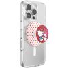 PopSockets Round Phone Grip Compatible with MagSafe, Adapter Ring Included, Phone Holder, Wireless Charging Compatible, Sanrio – Say Cheese Hello Kitty