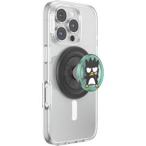 PopSockets Round Phone Grip Compatible with MagSafe, Adapter Ring Included, Phone Holder, Wireless Charging Compatible, Sanrio – Blue Badtz Maru
