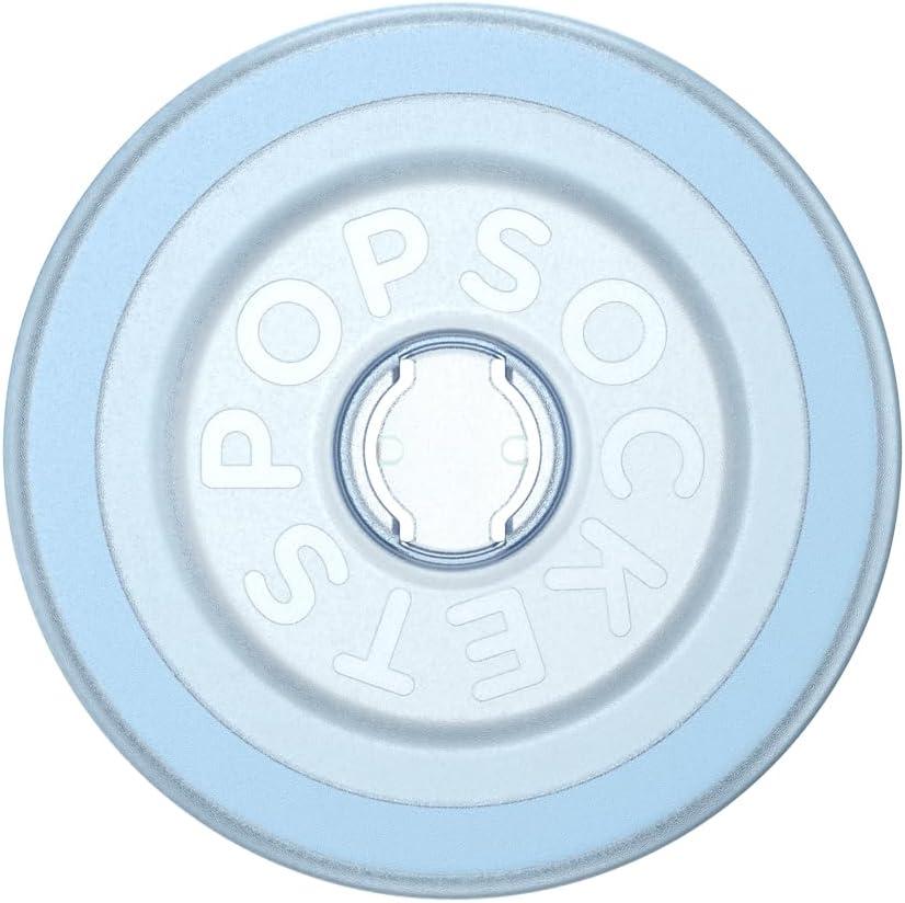 image:imagePopSockets MagSafe Grip Base Works with Swappable PopSockets Tops Top Sold Separately Magnetic Base for iPhone MagSafe Cases amp Phones Translucent Ice Blue