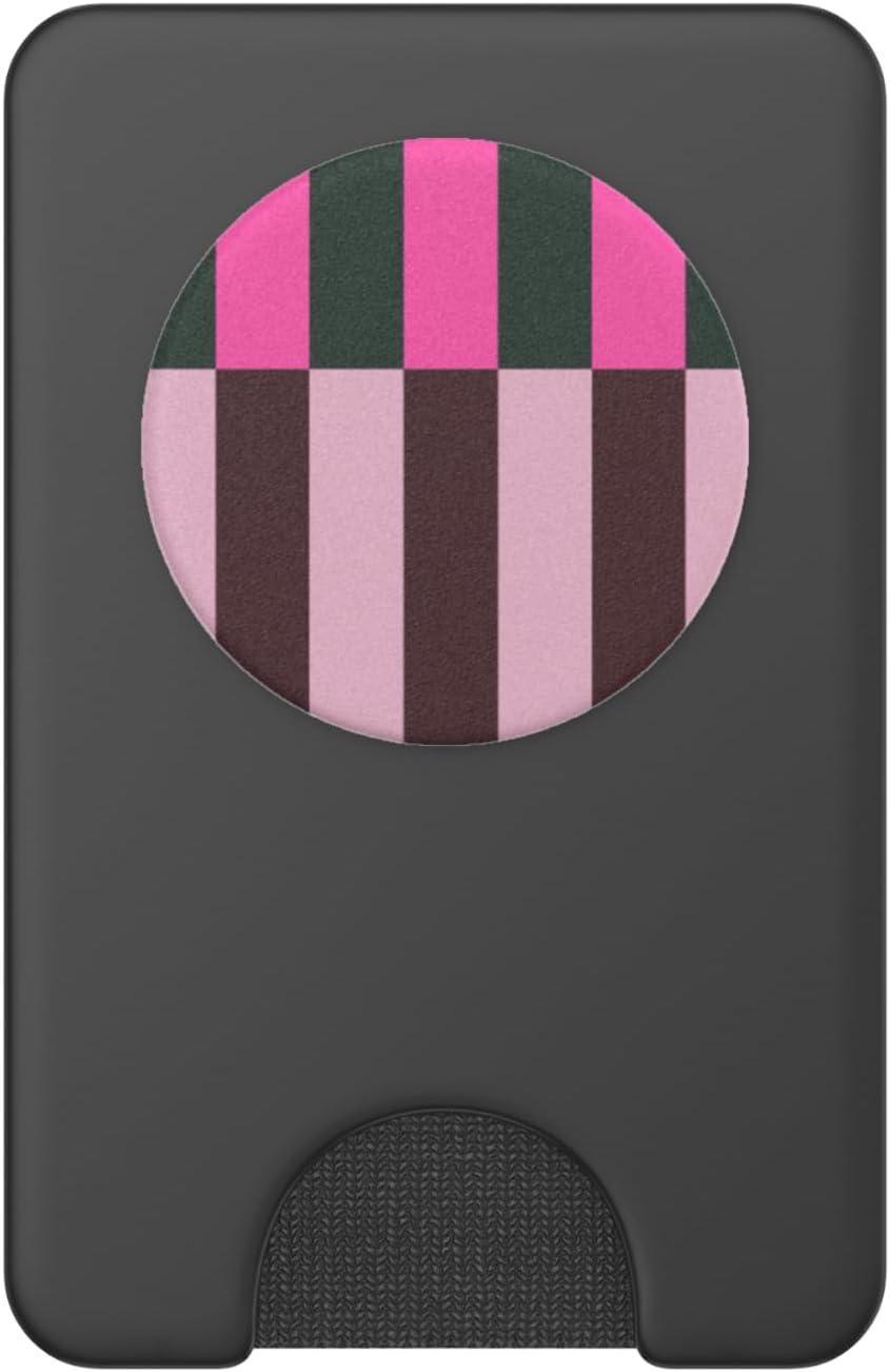 image:imagePopSockets Phone Grip Pop of Pink Stripe PopSockets PopGrip for MagSafeMagnetic PopWallet
