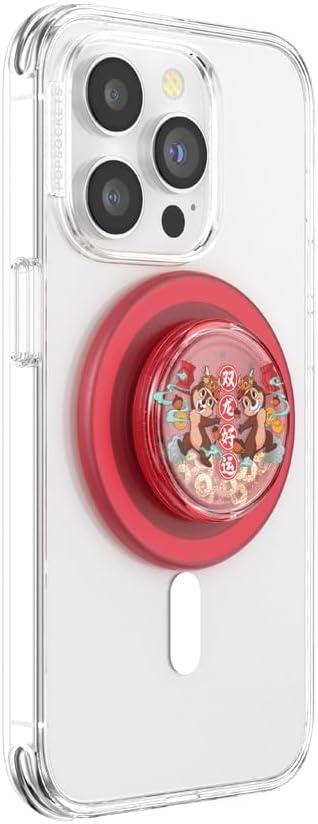 image:imagePopSockets Phone Grip Compatible with MagSafe Phone Holder Wireless Charging Compatible Tidepool Disney Chip N Dale FortuneChip n Dale