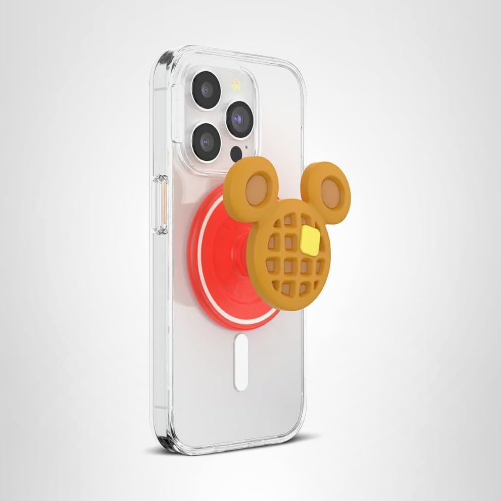 image:imagePopSockets Phone Grip Compatible with MagSafe Phone Holder Wireless Charging Compatible Tidepool Disney Chip N Dale FortuneMickey Waffle