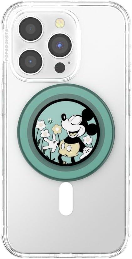image:imagePopSockets Phone Grip Compatible with MagSafe Phone Holder Wireless Charging Compatible Tidepool Disney Chip N Dale FortuneTonal Flower