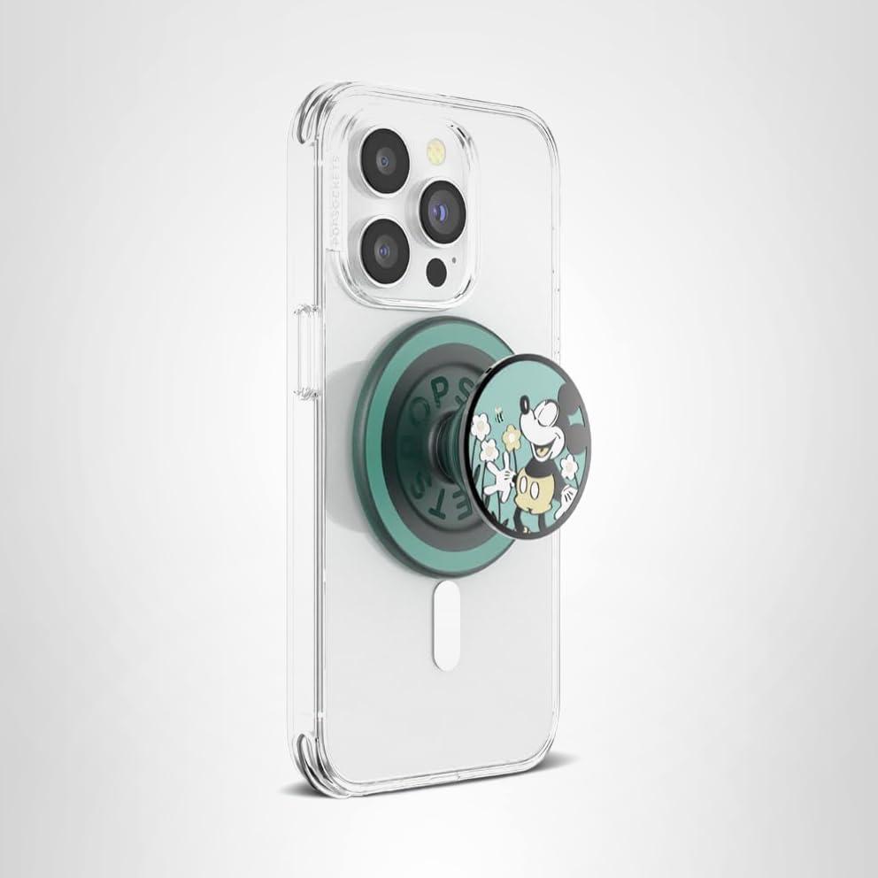 image:imagePopSockets Phone Grip Compatible with MagSafe Phone Holder Wireless Charging Compatible Tidepool Disney Chip N Dale FortuneTonal Flower