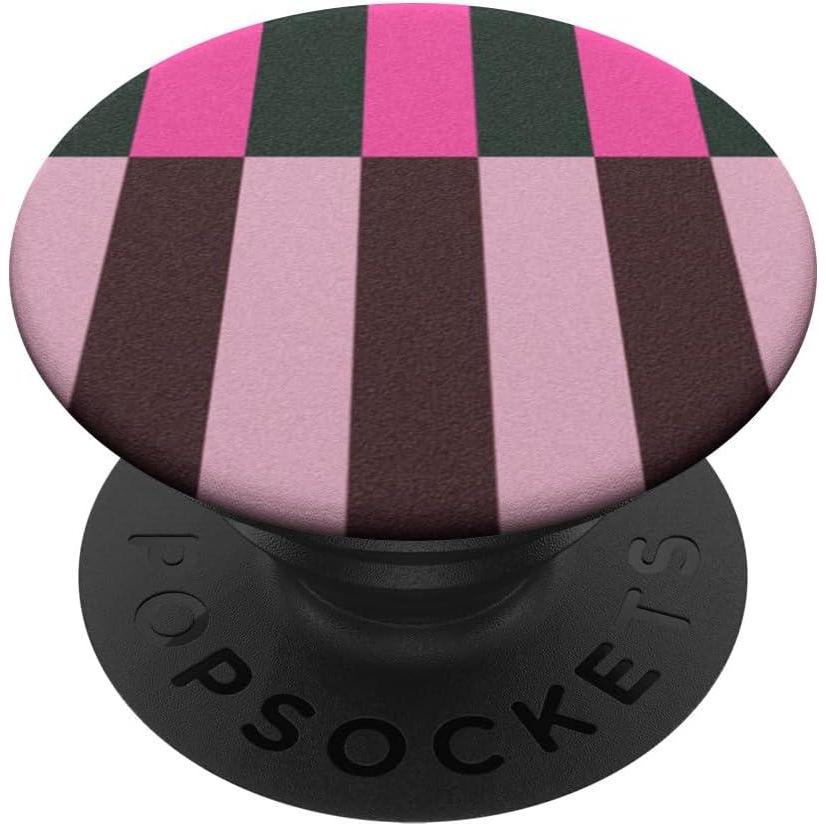 image:imagePopSockets Phone Grip  Pop of Pink Stripe PopSockets PopGrip for MagSafeAdhesive PopGrip