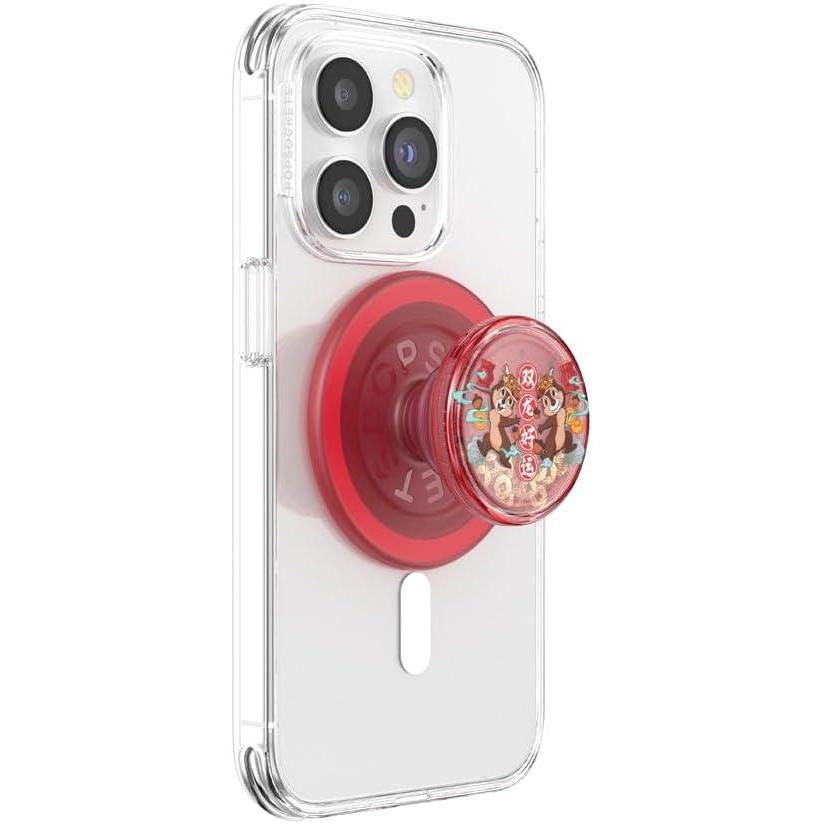 image:imagePopSockets Phone Grip Compatible with MagSafe Phone Holder Wireless Charging Compatible Tidepool Disney  Chip N Dale FortuneChip n Dale