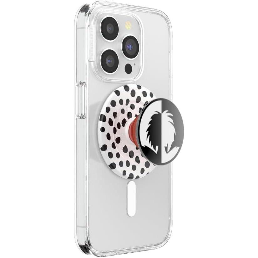 image:imagePopSockets Phone Grip Compatible with MagSafe Phone Holder Wireless Charging Compatible Tidepool Disney Chip N Dale FortuneCruella De Vil