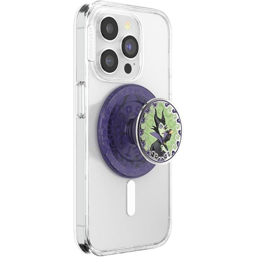 image:imagePopSockets Phone Grip Compatible with MagSafe Phone Holder Wireless Charging Compatible Tidepool Disney Chip N Dale FortuneEssence of Maleficent